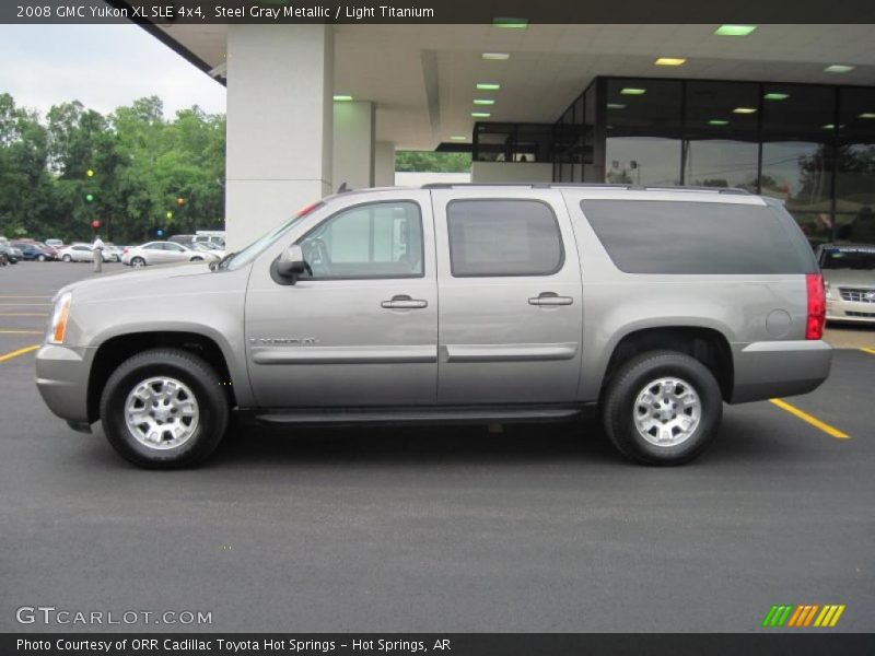 Steel Gray Metallic / Light Titanium 2008 GMC Yukon XL SLE 4x4