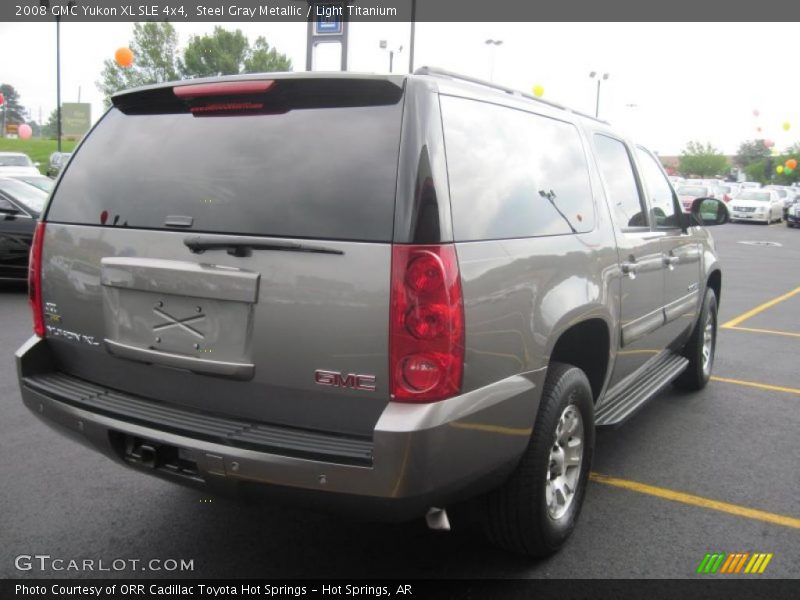 Steel Gray Metallic / Light Titanium 2008 GMC Yukon XL SLE 4x4