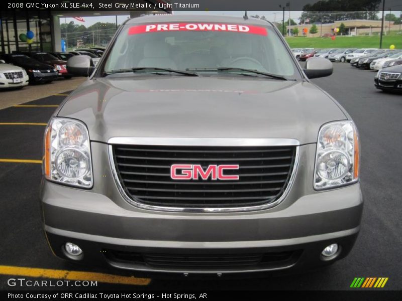 Steel Gray Metallic / Light Titanium 2008 GMC Yukon XL SLE 4x4