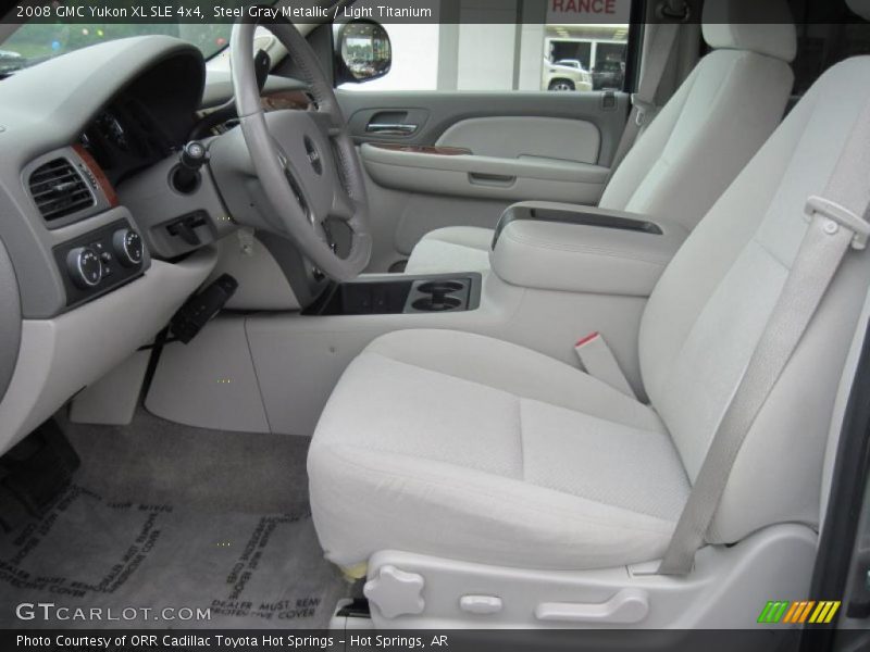 Steel Gray Metallic / Light Titanium 2008 GMC Yukon XL SLE 4x4