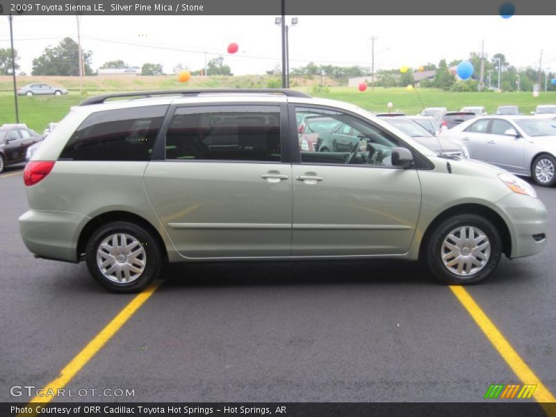 Silver Pine Mica / Stone 2009 Toyota Sienna LE