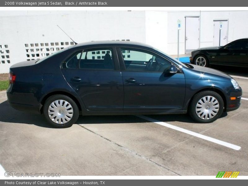 Black / Anthracite Black 2008 Volkswagen Jetta S Sedan