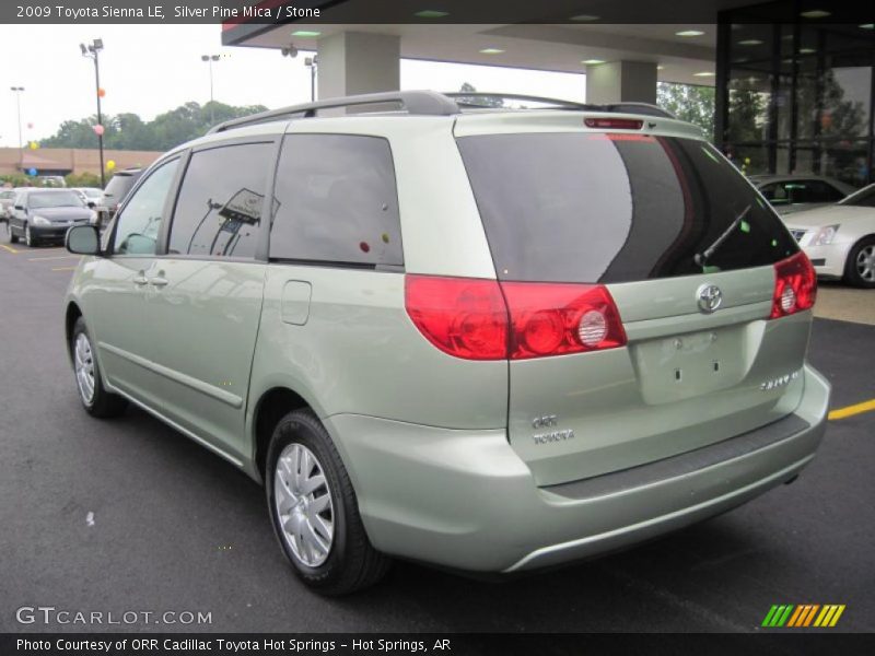 Silver Pine Mica / Stone 2009 Toyota Sienna LE