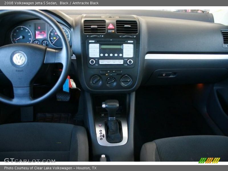 Black / Anthracite Black 2008 Volkswagen Jetta S Sedan
