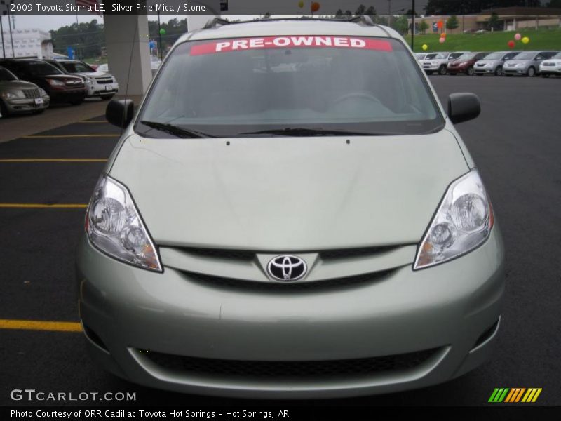 Silver Pine Mica / Stone 2009 Toyota Sienna LE