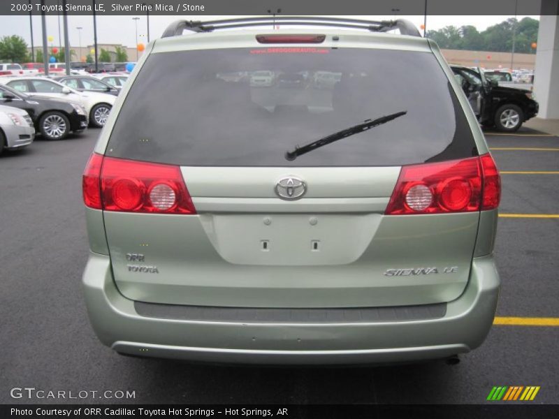 Silver Pine Mica / Stone 2009 Toyota Sienna LE