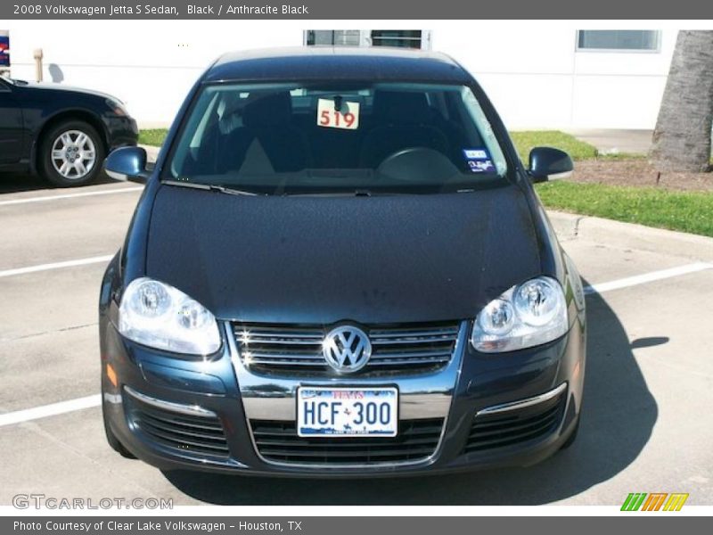 Black / Anthracite Black 2008 Volkswagen Jetta S Sedan