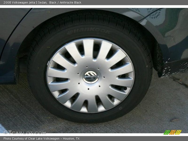 Black / Anthracite Black 2008 Volkswagen Jetta S Sedan