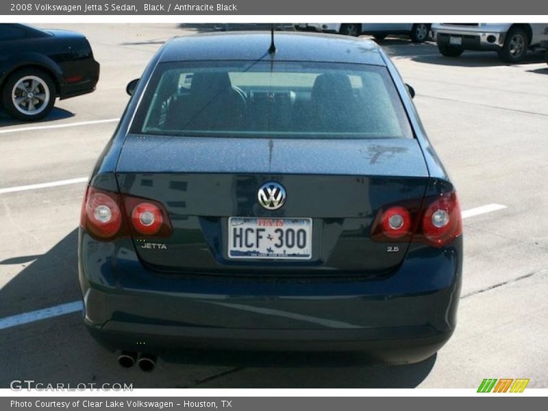 Black / Anthracite Black 2008 Volkswagen Jetta S Sedan
