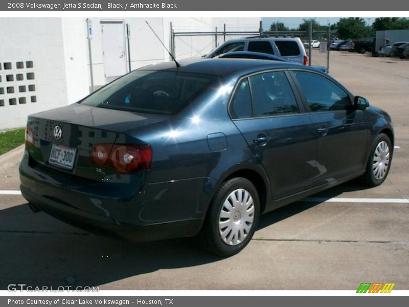 Black / Anthracite Black 2008 Volkswagen Jetta S Sedan