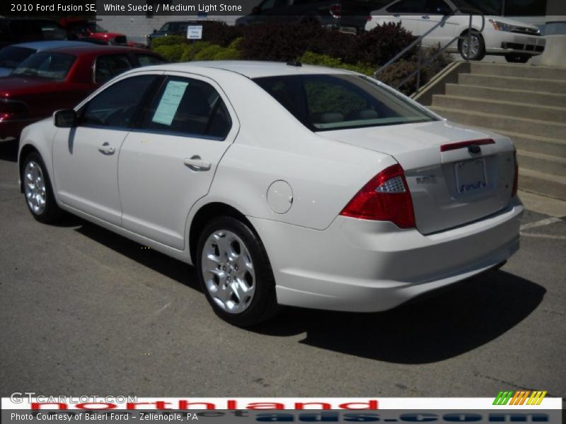 White Suede / Medium Light Stone 2010 Ford Fusion SE