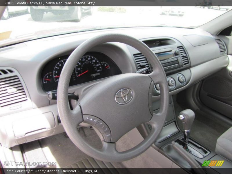 Salsa Red Pearl / Stone Gray 2006 Toyota Camry LE