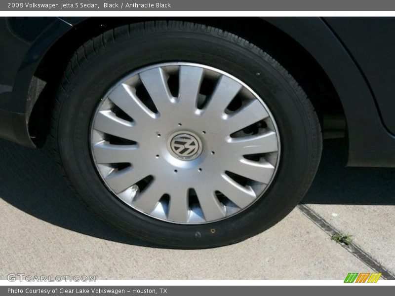 Black / Anthracite Black 2008 Volkswagen Jetta S Sedan