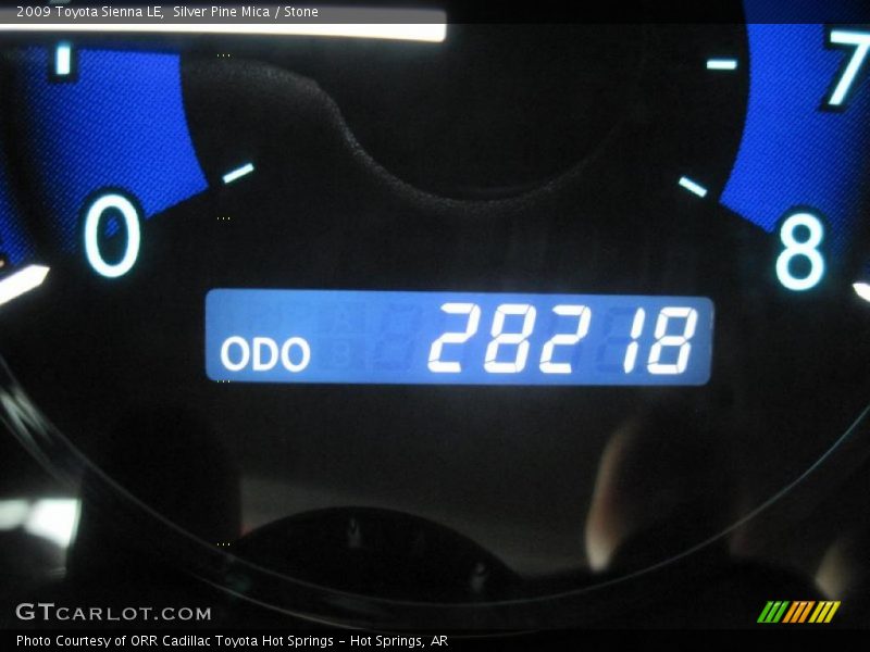 Silver Pine Mica / Stone 2009 Toyota Sienna LE