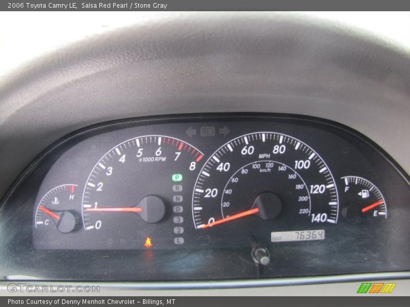 Salsa Red Pearl / Stone Gray 2006 Toyota Camry LE