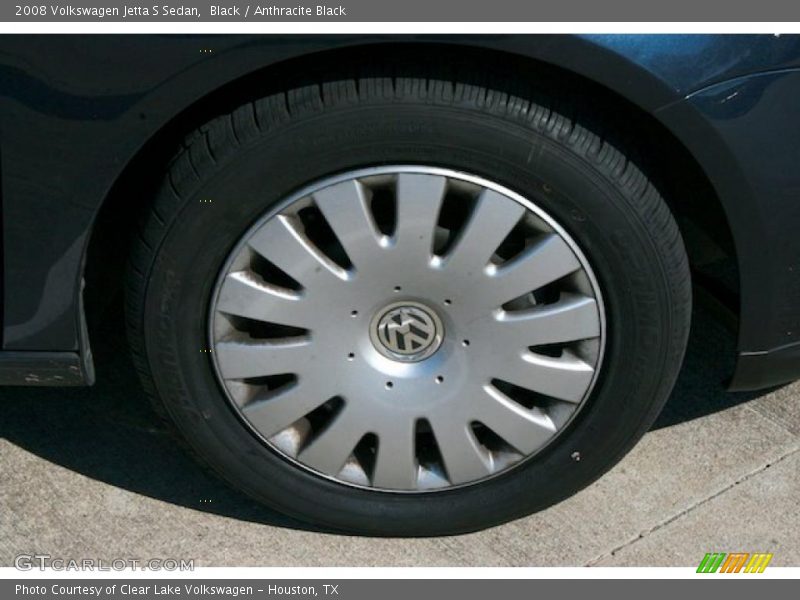 Black / Anthracite Black 2008 Volkswagen Jetta S Sedan