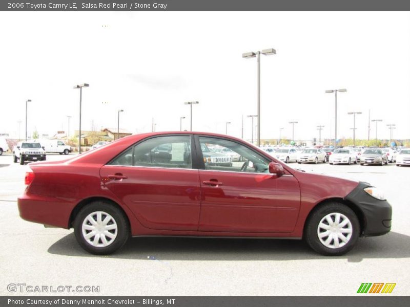 Salsa Red Pearl / Stone Gray 2006 Toyota Camry LE