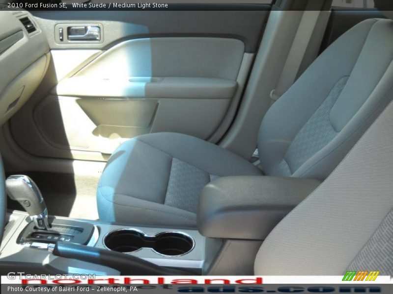 White Suede / Medium Light Stone 2010 Ford Fusion SE