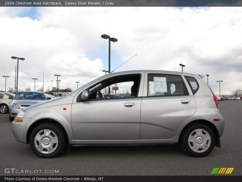 Galaxy Silver Metallic / Gray 2004 Chevrolet Aveo Hatchback