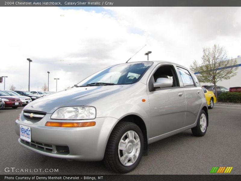 Galaxy Silver Metallic / Gray 2004 Chevrolet Aveo Hatchback