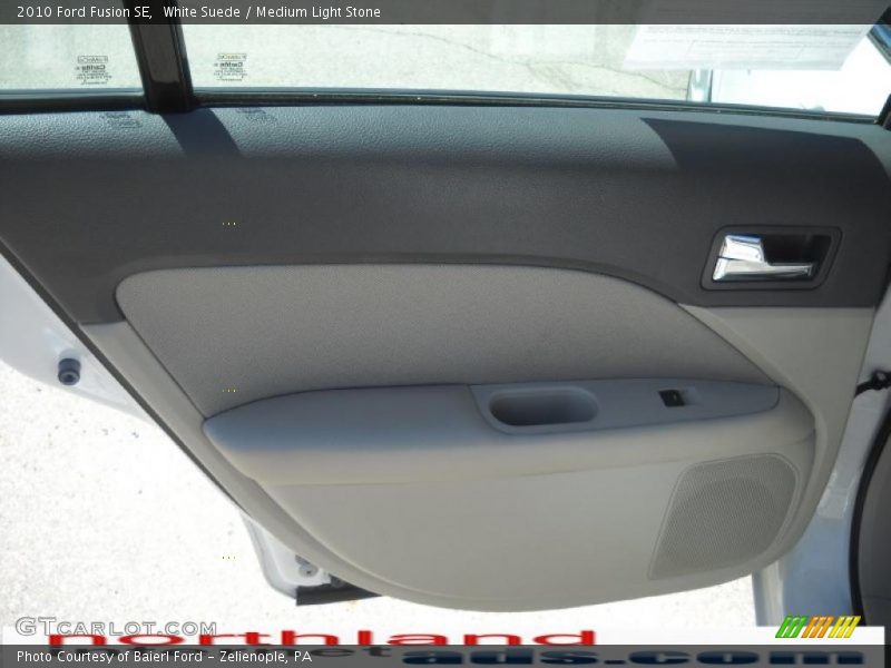 White Suede / Medium Light Stone 2010 Ford Fusion SE