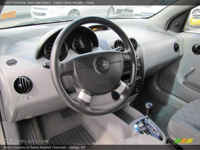 Galaxy Silver Metallic / Gray 2004 Chevrolet Aveo Hatchback