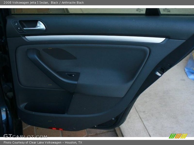 Black / Anthracite Black 2008 Volkswagen Jetta S Sedan