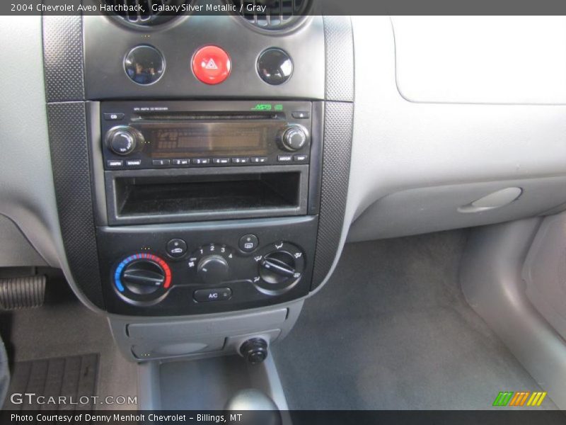 Galaxy Silver Metallic / Gray 2004 Chevrolet Aveo Hatchback