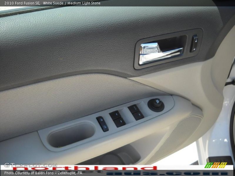 White Suede / Medium Light Stone 2010 Ford Fusion SE