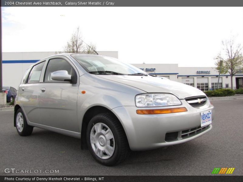 Galaxy Silver Metallic / Gray 2004 Chevrolet Aveo Hatchback