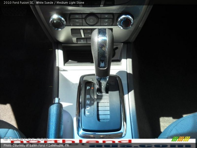 White Suede / Medium Light Stone 2010 Ford Fusion SE