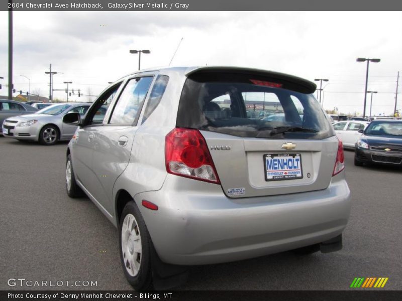 Galaxy Silver Metallic / Gray 2004 Chevrolet Aveo Hatchback
