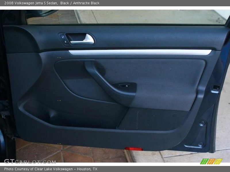 Black / Anthracite Black 2008 Volkswagen Jetta S Sedan