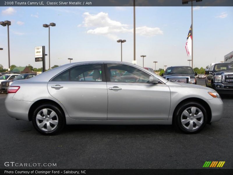 Classic Silver Metallic / Ash 2008 Toyota Camry LE