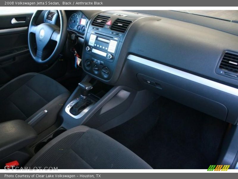 Black / Anthracite Black 2008 Volkswagen Jetta S Sedan
