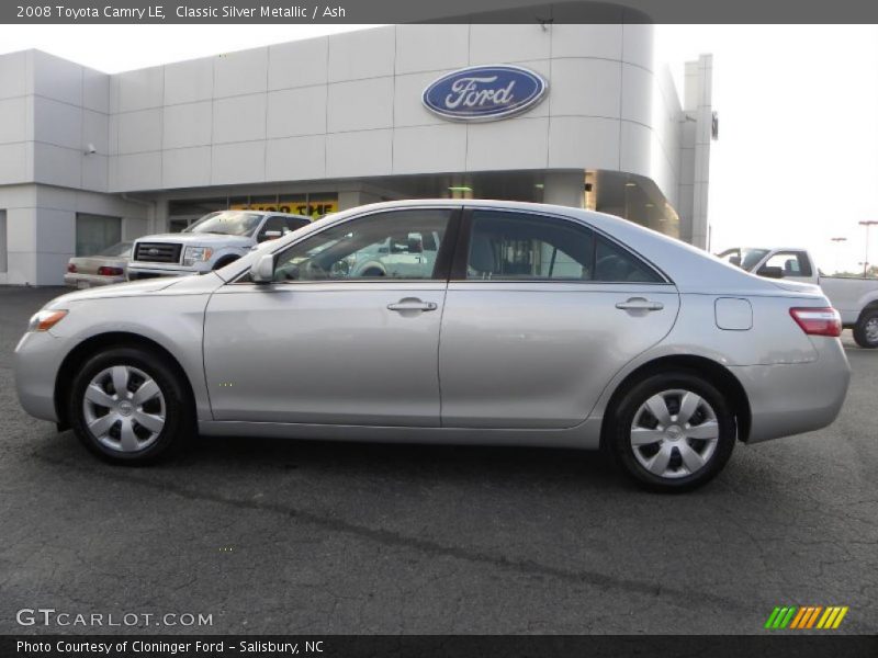 Classic Silver Metallic / Ash 2008 Toyota Camry LE