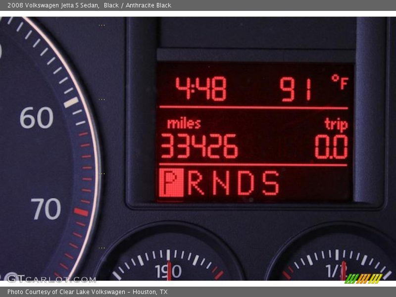 Black / Anthracite Black 2008 Volkswagen Jetta S Sedan