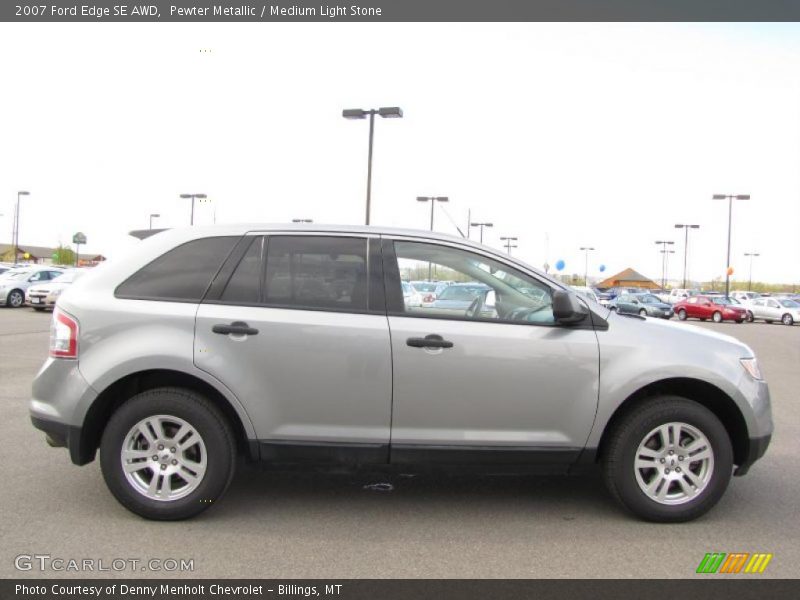 Pewter Metallic / Medium Light Stone 2007 Ford Edge SE AWD