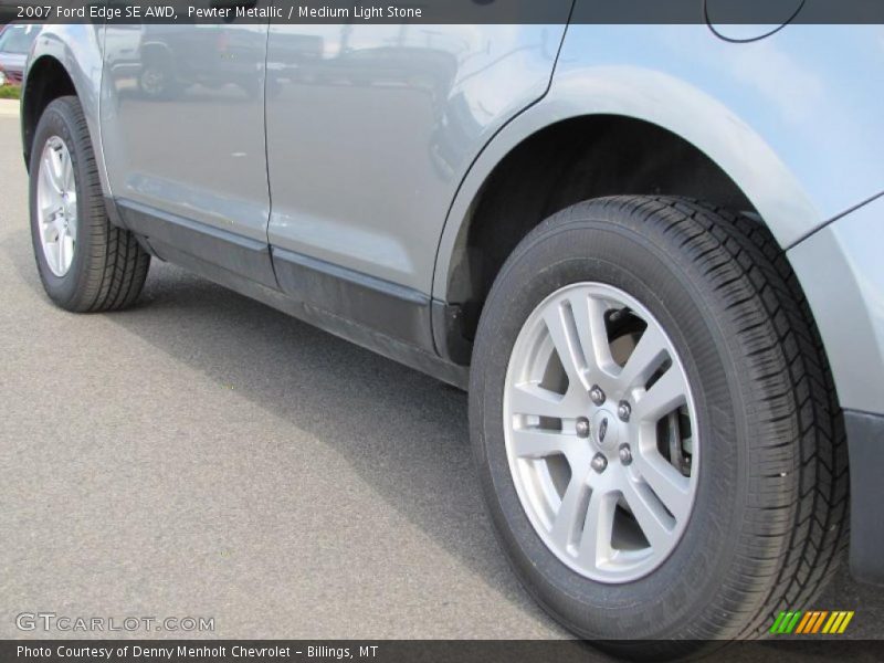 Pewter Metallic / Medium Light Stone 2007 Ford Edge SE AWD