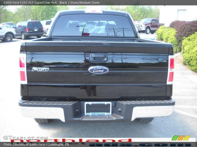 Black / Stone/Medium Stone 2009 Ford F150 XLT SuperCrew 4x4
