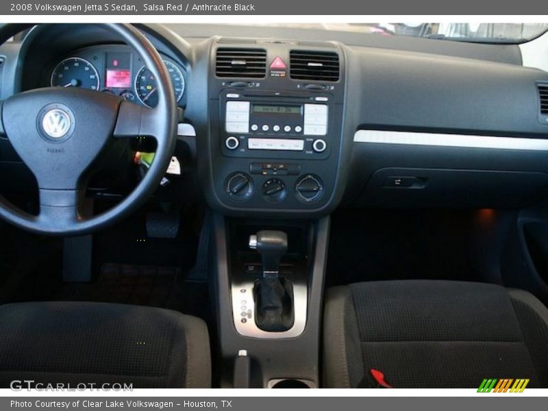 Salsa Red / Anthracite Black 2008 Volkswagen Jetta S Sedan