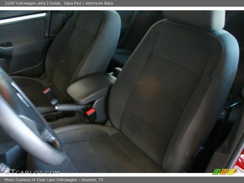 Salsa Red / Anthracite Black 2008 Volkswagen Jetta S Sedan