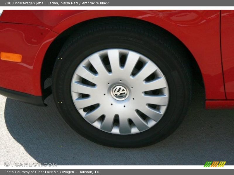 Salsa Red / Anthracite Black 2008 Volkswagen Jetta S Sedan