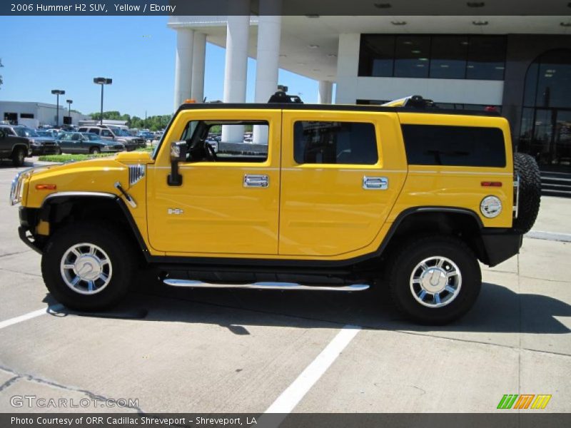 Yellow / Ebony 2006 Hummer H2 SUV
