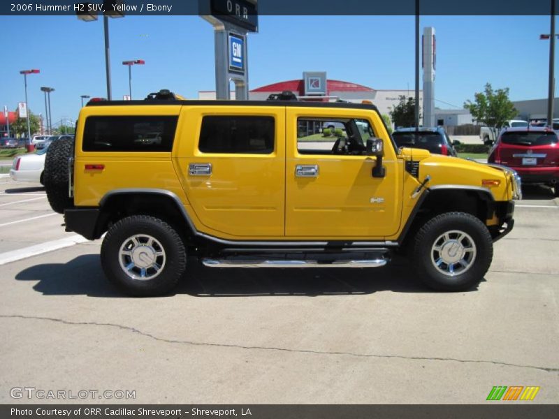 Yellow / Ebony 2006 Hummer H2 SUV
