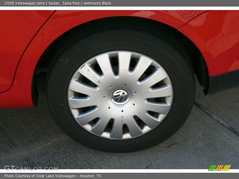 Salsa Red / Anthracite Black 2008 Volkswagen Jetta S Sedan