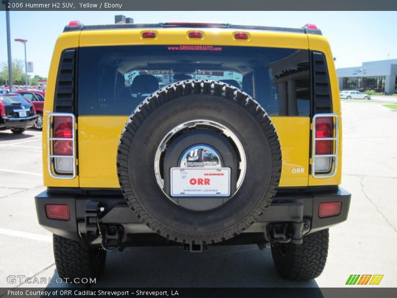 Yellow / Ebony 2006 Hummer H2 SUV