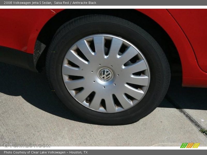 Salsa Red / Anthracite Black 2008 Volkswagen Jetta S Sedan
