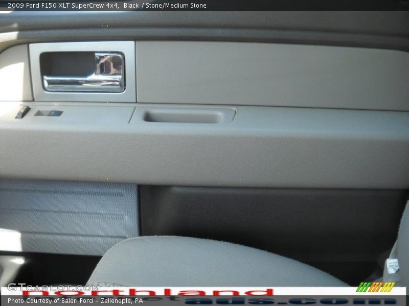 Black / Stone/Medium Stone 2009 Ford F150 XLT SuperCrew 4x4