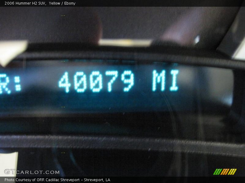 Yellow / Ebony 2006 Hummer H2 SUV